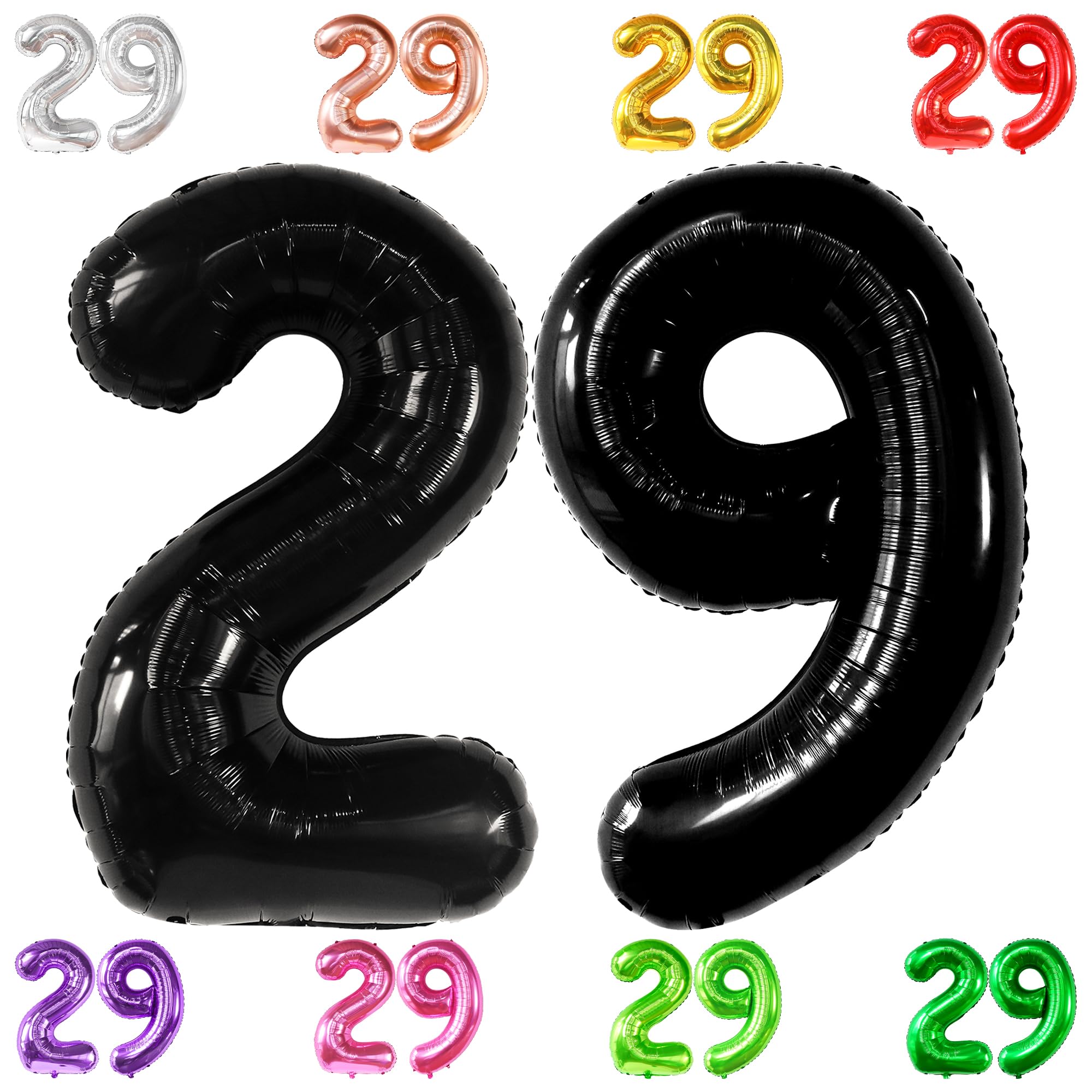 Photo 1 of KatchOn, Black 29 Balloon Numbers - Giant, 40 Inch | 29th Birthday Decorations for Men, 29 Birthday Balloons | 29 Black Balloon, 29 Birthday Decorations for women | 29th Anniversary Decoration