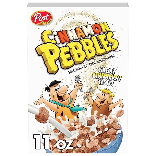 POST CINNAMON PEBBLES BREAKFAST CEREAL FOR KIDS, GLUTEN...