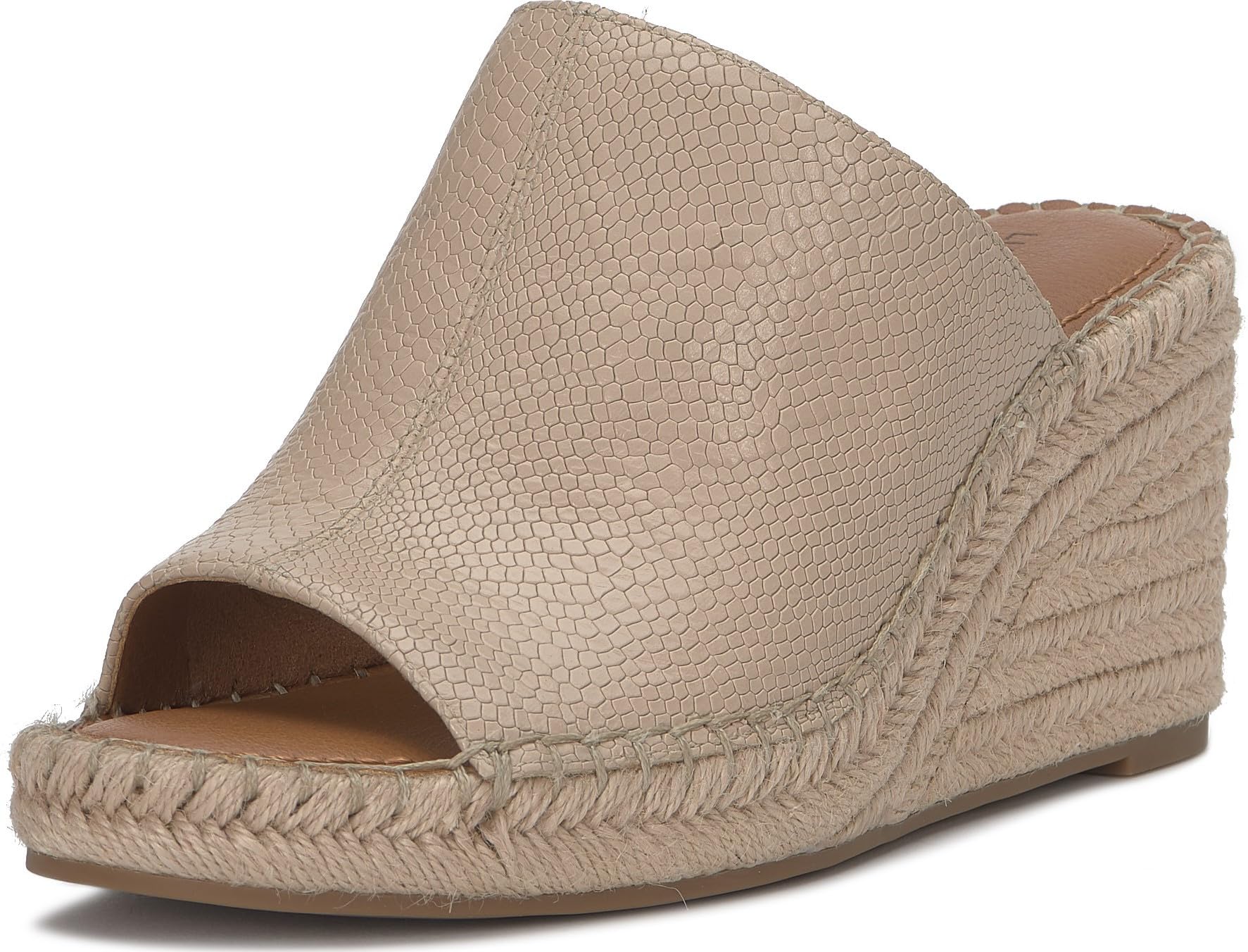 Lucky Brand Women’s Cabriah Wedge Sandal, Smoke Grey, 9.5
