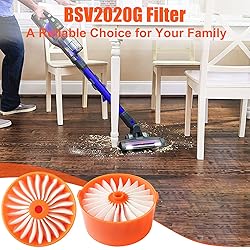 2 Pack Filter Element for Black + Decker BSV2020G