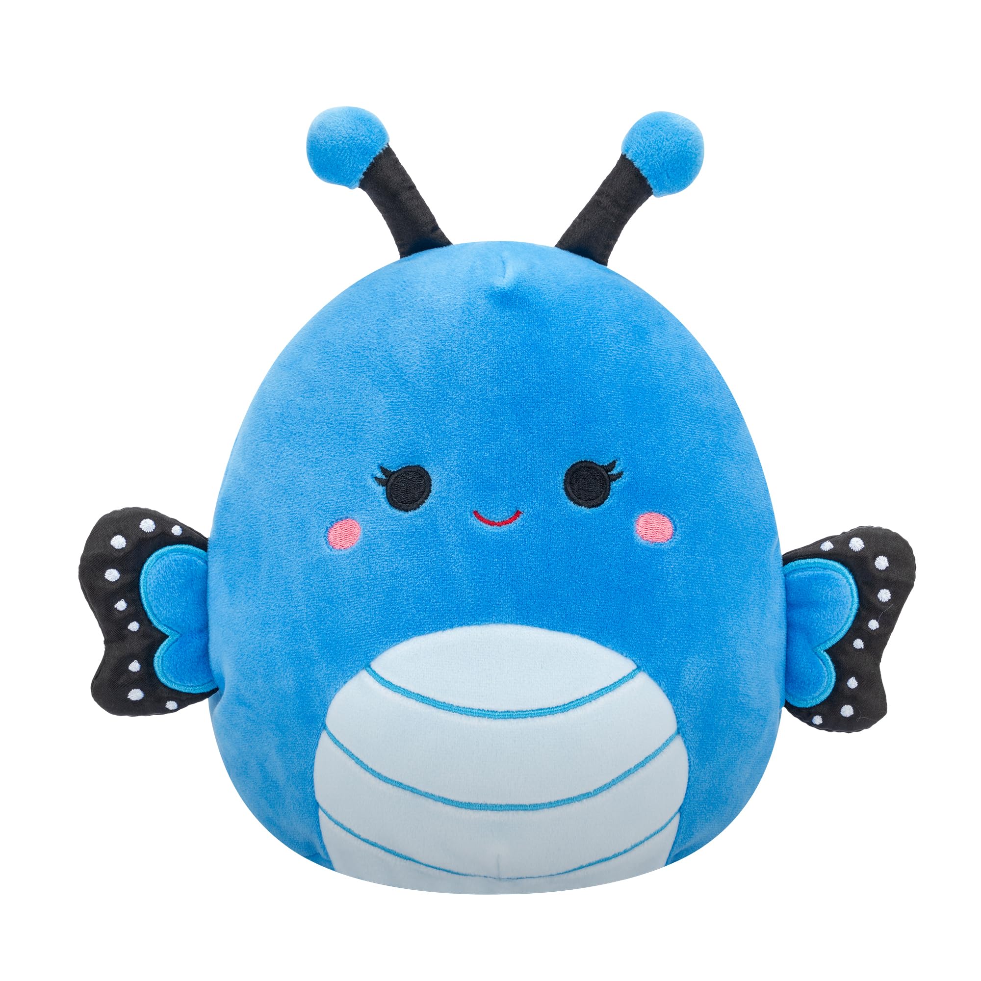 Squishmallows Original 7.5-Inch - Waverly the Blue Butterfly with Dark Blue Wings โ image 1