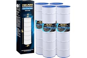 POOLPURE C-7468 Filter Replaces Jandy CL 460, CV460, PJAN115, Ultral-A9, Unicel C-7468, Filbur FC-0810, Excel Filters XLS-705, FC-6410, Aladdin 21501, Baleen AK-60432, 4X115 sq.ft Cartridge 4 Pack
