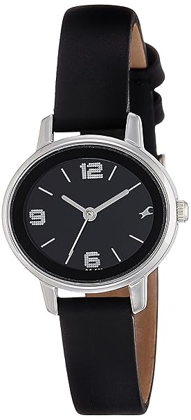 Fastrack Analog Black Dial Women's Watch-NK6138SL01