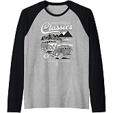 Beetle &amp; Type 2 T1 Campervan Classics Raglan Baseball Tee
