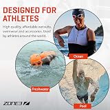 ZONE3 Silicone Swim Cap Silver 48g Men Women Comfortable Easy On/Off view 3