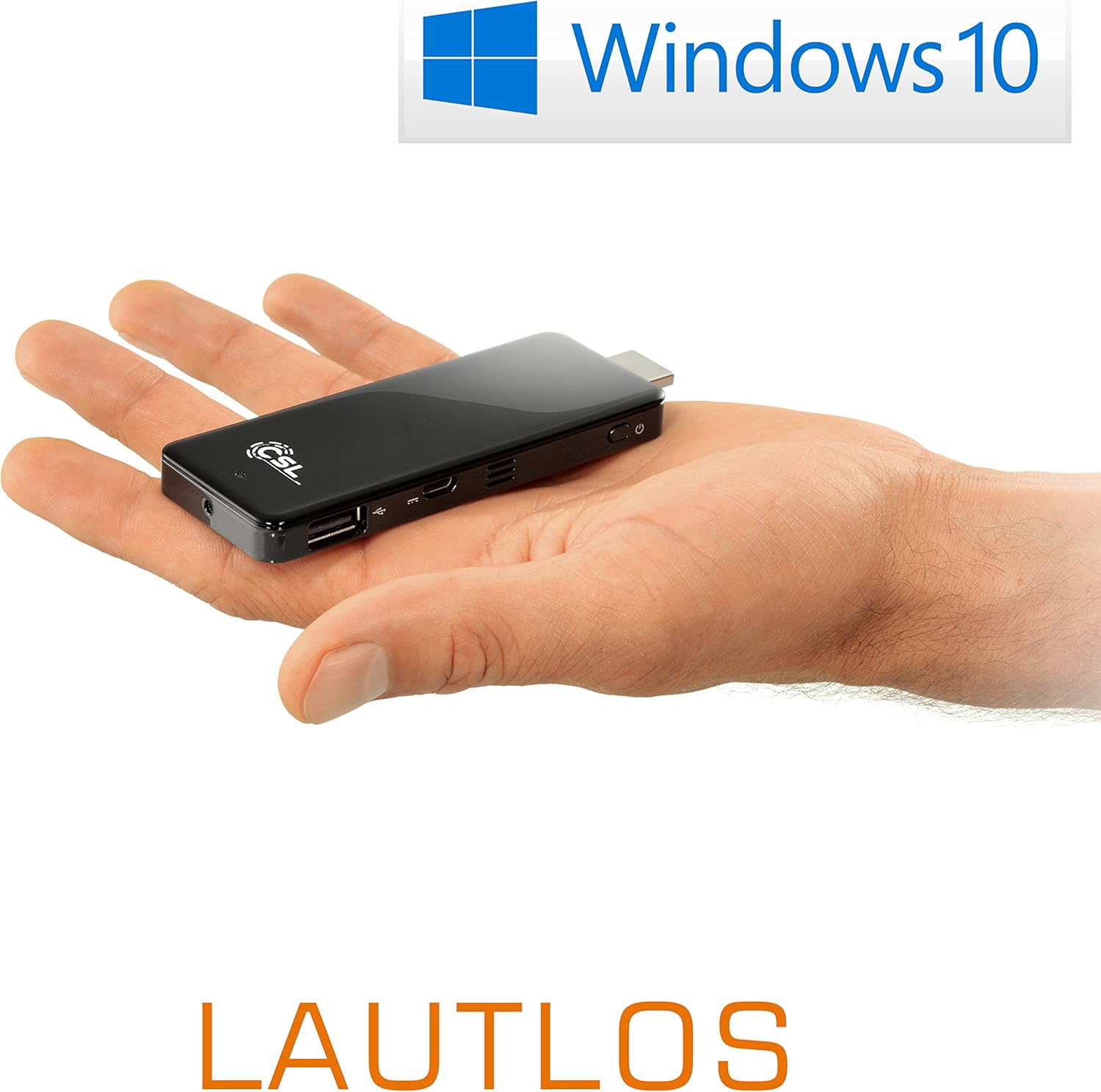 Mini PC CSL PC on a Stick/Win 10 Silent HDMIStick Intel QuadCore