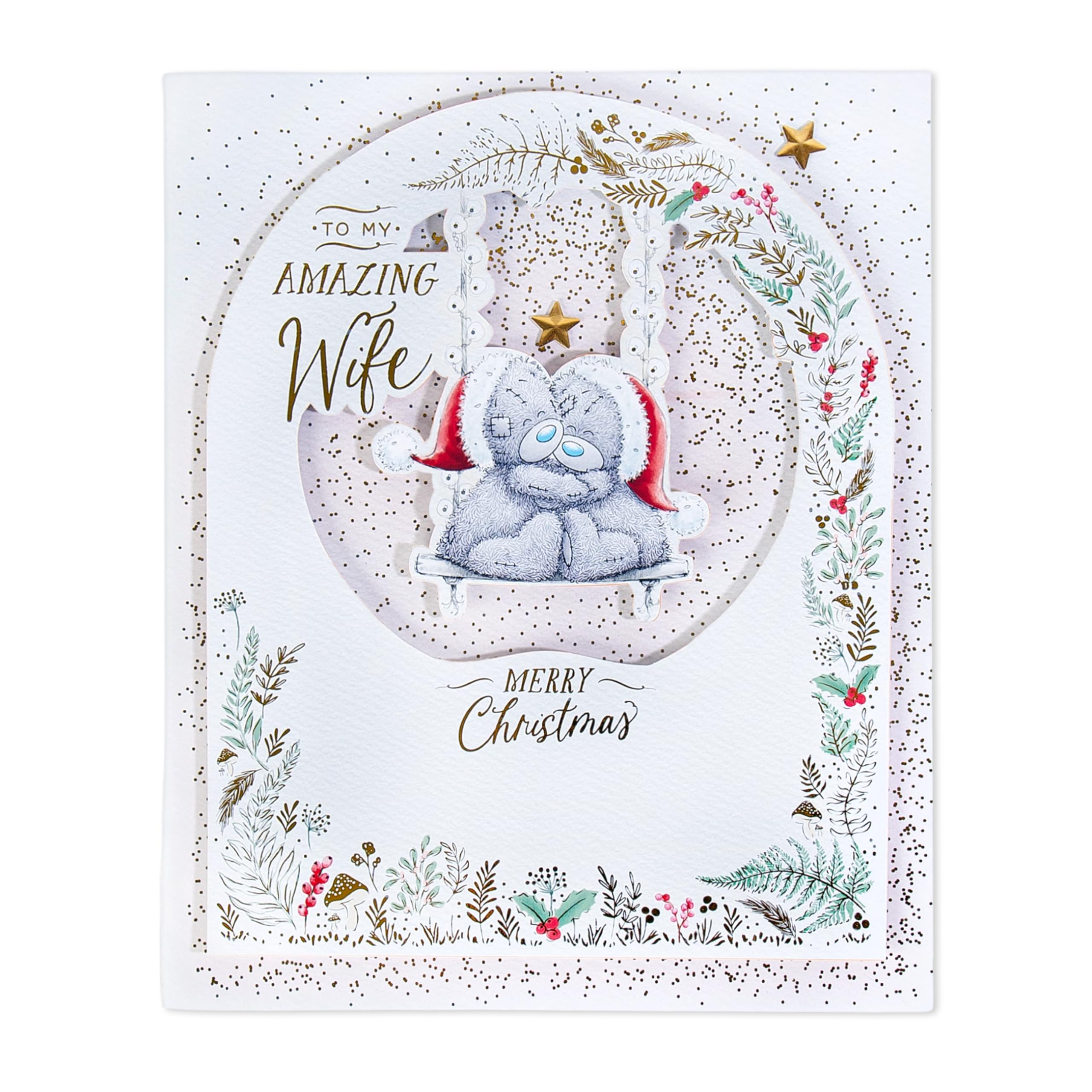 Me To You Bear Amazing Wife Boxed Christmas Card