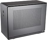 Kolink Rocket V2 Mini ITX PC Case Titanium Grey Aluminium Compact SFF Build view 3