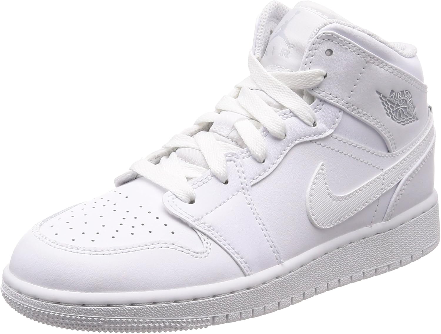 air jordan 1 mid bg white