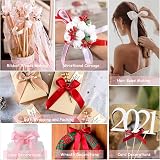 XEANCO Satin Ribbon 20mm 22m Polyester Gift Wrap Wedding Car Decoration view 4