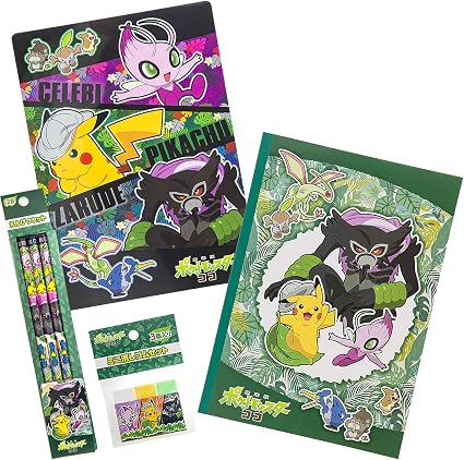 Amazon ショウワノート ポケモン 劇場版 ポケットモンスター ココ 文具4点パック m06 ノート 文房具 オフィス用品