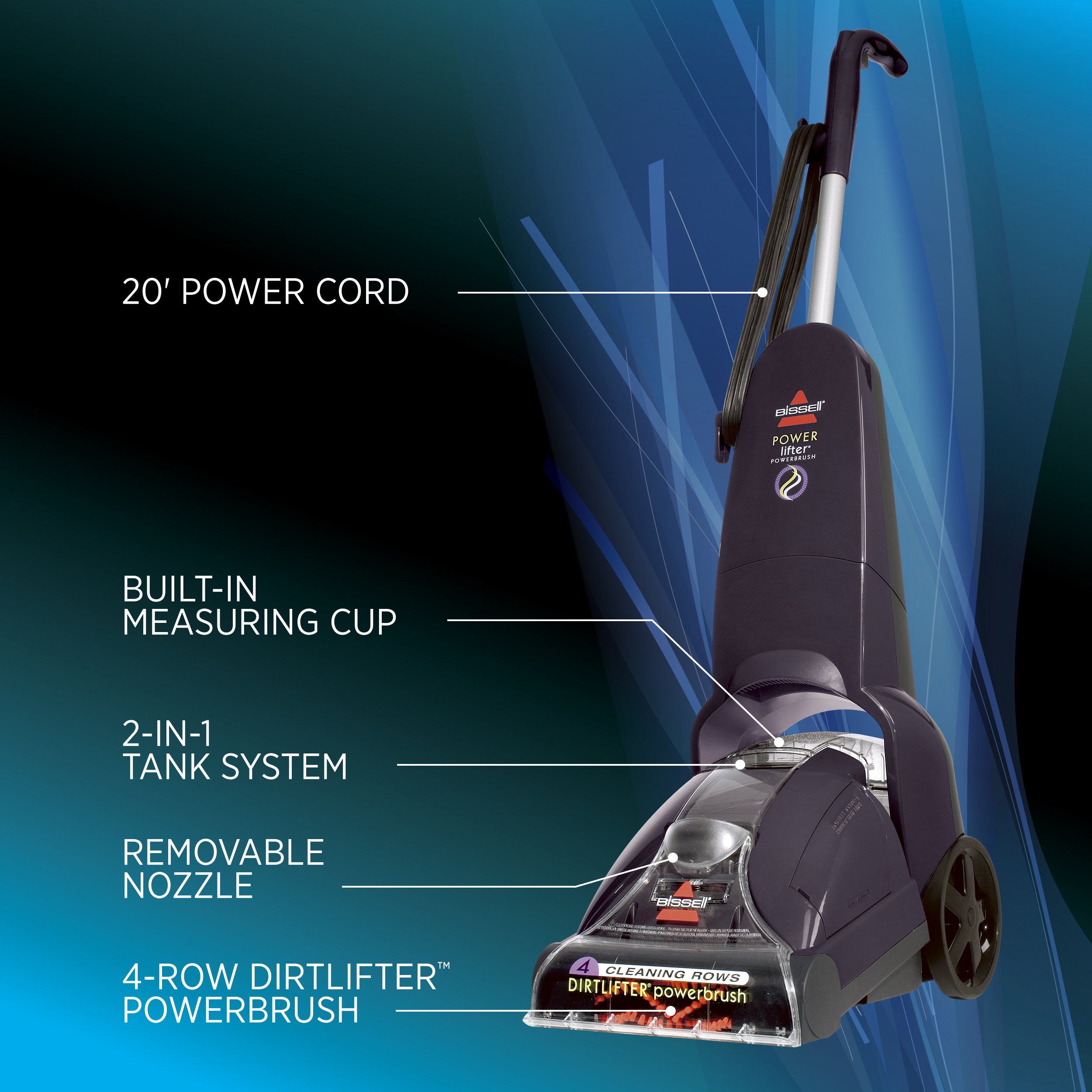 BISSELL PowerLifter PowerBrush Upright Carpet Cleaner and Shampooer