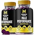 (2 Pack) MaxMan Male Gummies, Official MaxMan for Men, All Natural Formula to Support Physical Health and Peak Performance, Premium Max Man Gomitas Reviews (120 Gummies)