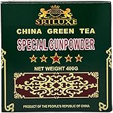 SRILUXE® Premium Gunpowder Loose Leaf Green Tea | High in Antioxidants (400g)