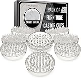 DIY Doctor Furniture Castor Cups Carpet Protectors Indentation Savers 8 Pack view 1