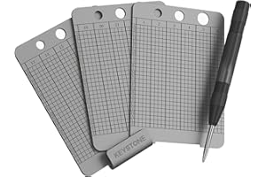 KEYSTONE Crypto Seed Storage, Cryptosteel Capsule Metal Wallet, Cold Storage Backup, 24 Words Bitcoin Key Phrase Storage, Steel Plate, Compatible with Ledger, Trezor, KeepKey (Keystone Tablet Punch)