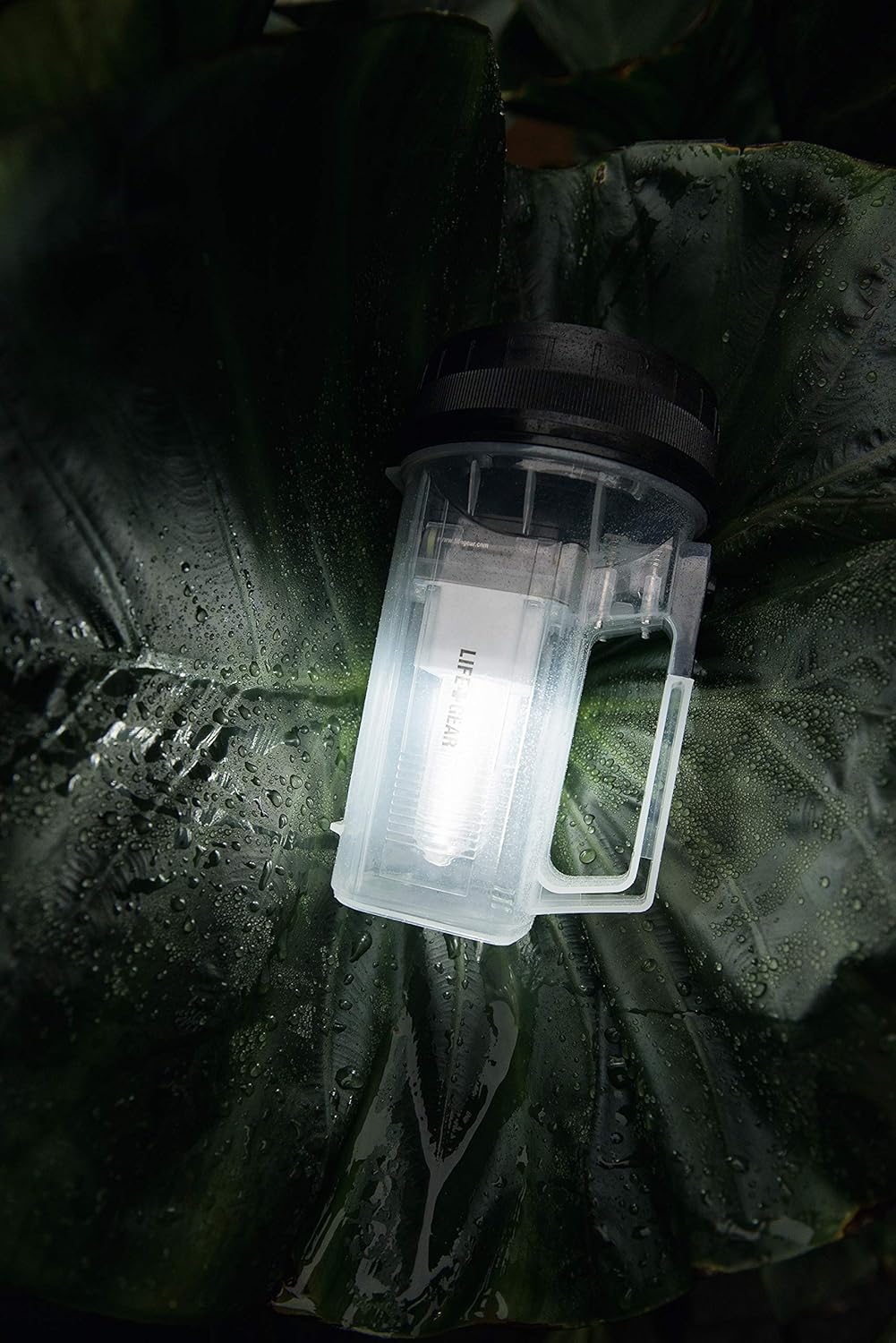 Life Gear 80 Lumen 2-in-1 LED Spotlight Flashlight and Lantern, Water and Impact Resistant, Portable Outdoor LED Area Light Outdoor or Home Use, Batteries Included, 7 Modes - - 