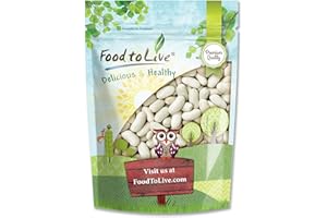Food to Live - Cannellini Beans, 5 Pounds Dried White Kidney Beans, Sproutable, Vegan, Kosher, Sirtfood, Bulk. Rich in Fiber, Protein. Great for Minestrone Soup, Bean Salad, Stews, White Chili.