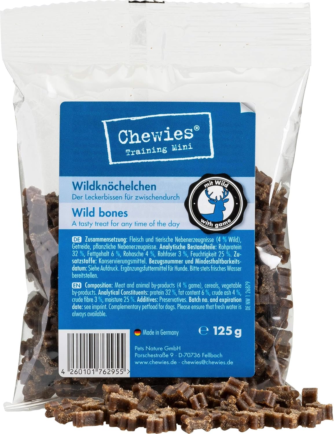 Chewies Dog Treat Multipack 3, Single pack of 6 x 125 g (750 g), 125 g (Pack of 6) - Image 5