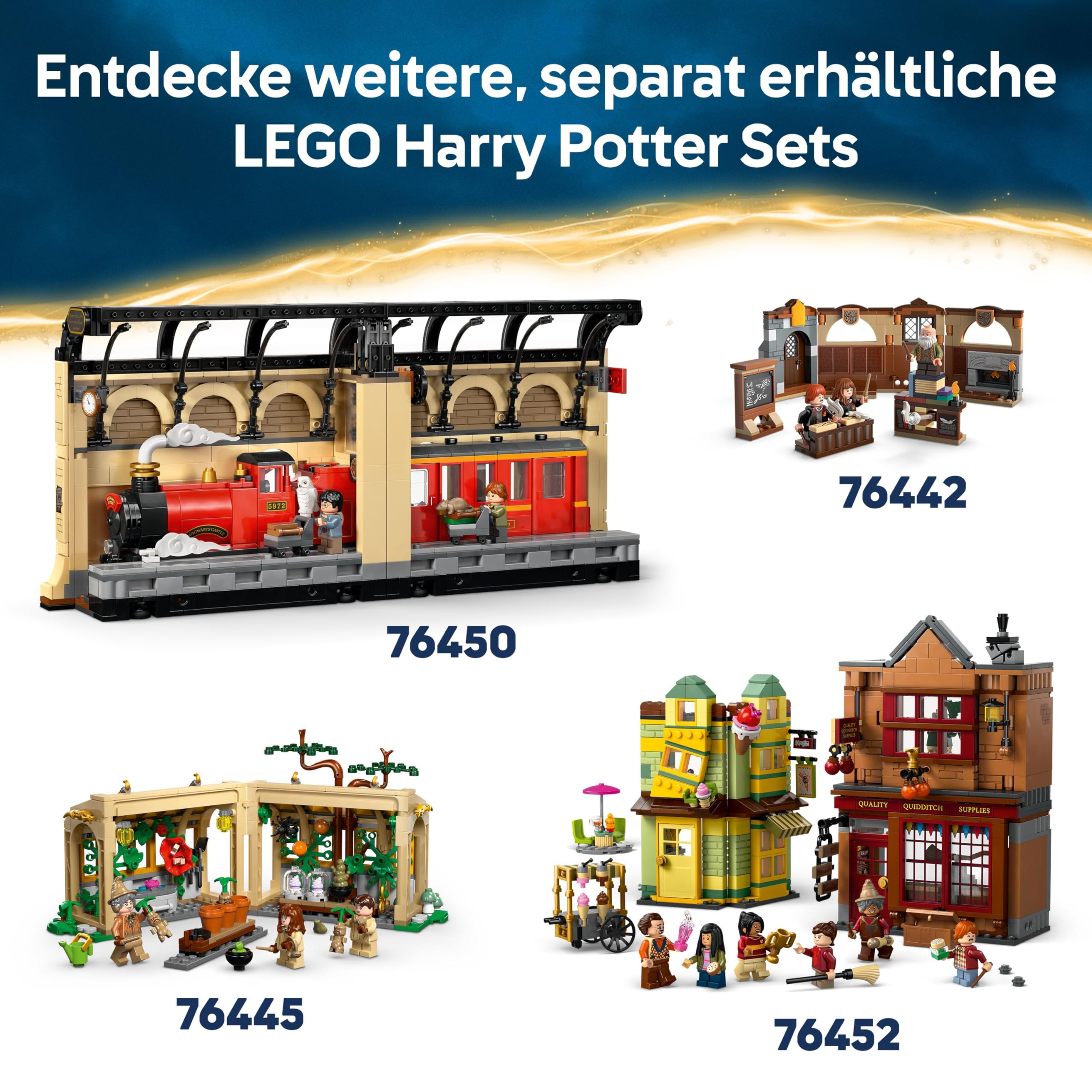 LEGO Harry Potter Schloss Hogwarts: Der Hauptturm - Spielzeug mit fliegendem Schlüssel, Zauberschachzimmer, 12 Minifiguren - Geschenk für Jungen, Mädchen & Erwachsene Fans ab 10 Jahren - 76454 7