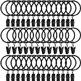 AMZSEVEN 40 Pack Metal Curtain Rings with
