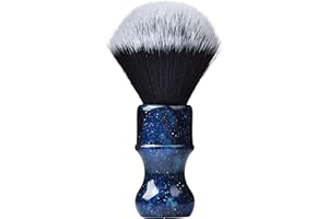 JEQUIL&CORENVEO Luxury Synthetic Shaving Brush With Aesthetic Resin Handle, 24mm Extra Dense Knot