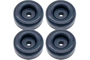 AUTOMOTIVE AUTHORITY LLC 4 Rubber Bumpers for Trailer Ramp Door Truck 2.5" Round Replacement Cargo Stop (4)