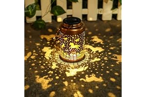 WACLSTDAY Horse Solar Lanterns Outdoor Waterproof Garden Decor Christmas Gifts for Women Men Horse Hanging Solar Lights Metal Bird Decorative Lantern for Yard, Patio, Lawn,Pathway, Landscape