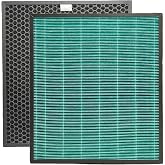 Nispira Max 2 250 250S AP-1720-FP Filter Replacement For Coway Airmega Max2 250/250S Smart Air Purifier True HEPA Active Carbon, 2 Packs