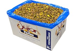 SETTON FARMS Pistachios Shelled Natural Raw, 30 Lbs. Bulk Case, Kosher (Also perfect for making Dubai Chocolate)