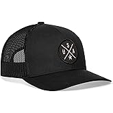 HAKA State City Trucker Hat for Men & Women, Adjustable Baseball Hat, Mesh Snapback, Sturdy Outdoor Black Golf Hat
