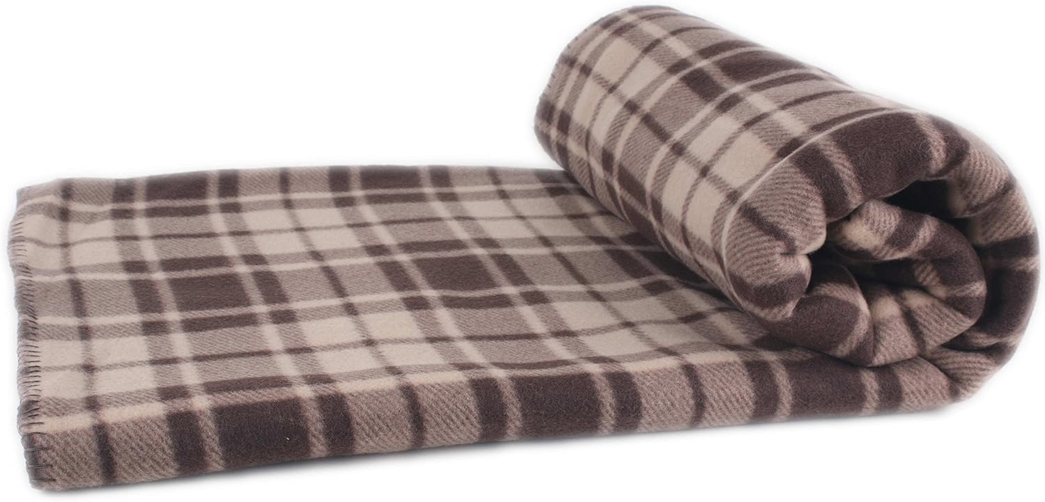 Betz Fleece Blanket Check Size 150 x 200 cm Quality 220 g/m² Colour