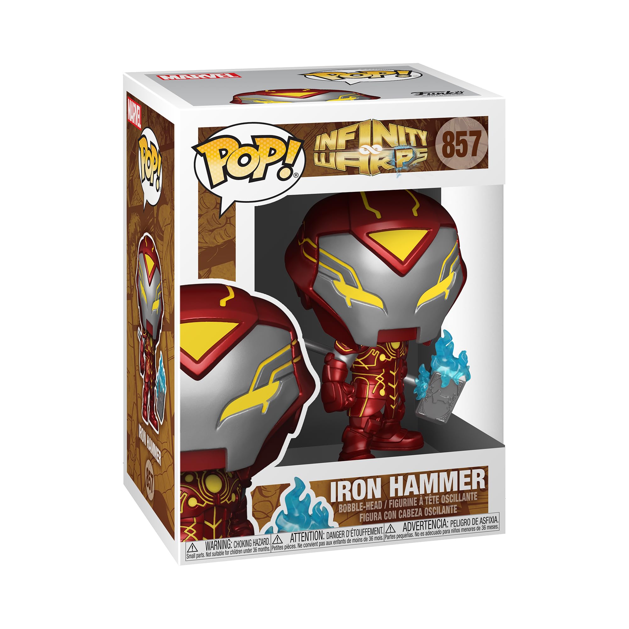 Funko POP! Marvel: Infinity Warps - Iron Hammer - Collectable Vinyl Figure - Gift Idea - Official Merchandise - Toys for Kids & Adults - Comic Books Fans - Model Figure for Collectors and Display