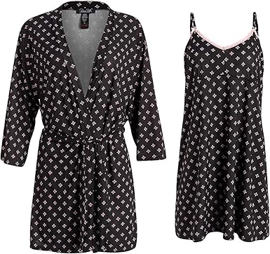 Rene Rofe Women S Sleepwear Plus Sized Robe And Chemise Pajama Set At Amazon Women S Clothing Store
