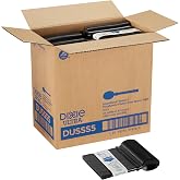Dixie Ultra SmartStock Series-T Polystyrene Soup Spoon Refill, Black, 960/Carton (DUSSS5)