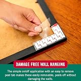 VELCRO Brand HANGables Removable Picture Strips 4 Sets Holds 6kg Damage Free view 4