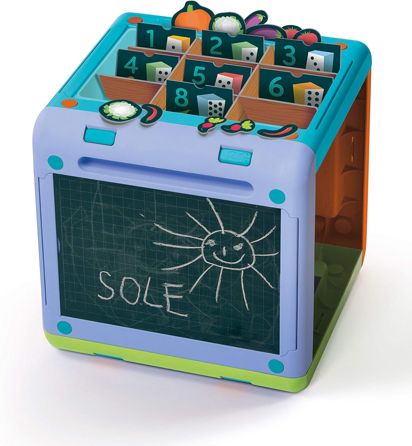 Clementoni-The Cube of the Toys Sapientino Creative Game, Multicoloured, 16255, Multi-coloured - Image 3