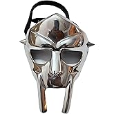 ANTIQUANA Medieval Mf Doom Gladiator Mask Mad-Villain Golden Finish Brass Face Armou
