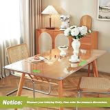 OstepDecor Clear Table Protector 40x60 cm Thick PVC Waterproof Protective Cover view 8