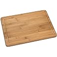 Lipper International Bamboo Wood Kitchen Cutting and Serving Board with Non-Slip Cork Backing, Large, 15-3/4" x 11-3/4" x 5/8