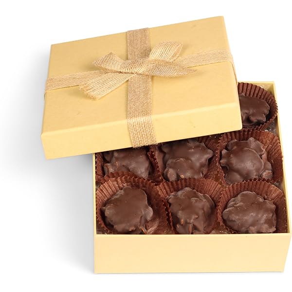 Philadelphia Candies Cashettes - Dark Chocolate Caramel Cashew Clusters, 1 Pound Box