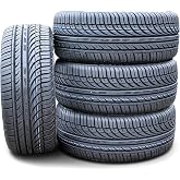 Set of 4 (FOUR) Fullway HP108 All-Season Passenger Car High Performance Radial Tires-225/45R17 225/45ZR17 225/45/17 225/45-17 94W Load Range XL 4-Ply BSW Black Side Wall UTQG 380AA