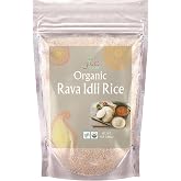 Organic Rava Idli Rice 4 LB (64oz) &ndash; Parboiled Rice Semolina (Idli Rava), Non-GMO, Gluten-Free, Vegan - by Jiva Organics