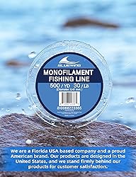 BLUEWING Monofilament Fishing Line Clear Invisible