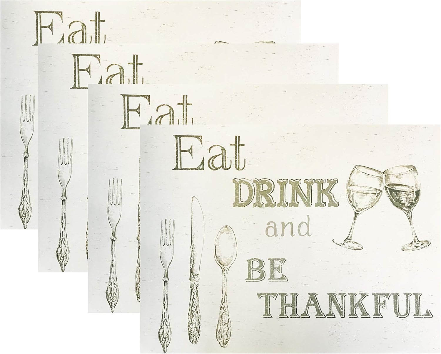 Benson Mills Bordeaux 100-Percent Cork Placemat, Set of 4: Home & Kitchen