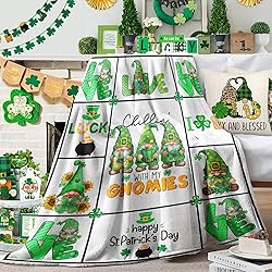 Ivarunner Spring Blanket Shamrock Blanket Cute
