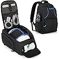 PGmoon Storage Carrying Bag Compatible with Oculus Meta Quest 2/Quest 3/Quest 3S/Quest Pro/VR Elite Strap and Controller, Tra