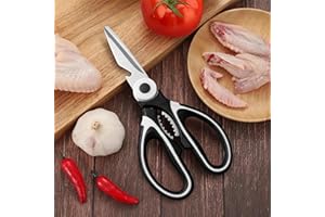 Kitchen Shears, Kitchen Scissors for Food, Scissors All Purpose Heavy Duty for Cutting Meat, Food, Fish, Poultry, Multipurpos