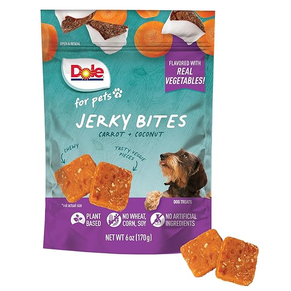 DOLE FOR PETS FRUIT JERKY BITES DOG TREATS,...