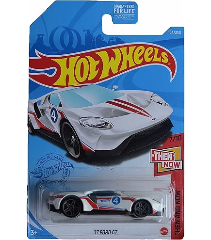 Amazon.com: Hot Wheels Ford GT 40, [White] 78/250 Then and